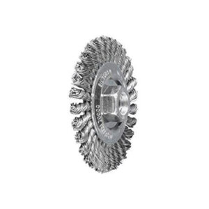 GRATA CIRCULAR O PLANA TRENZADA DE 4" ROSCA 5/8