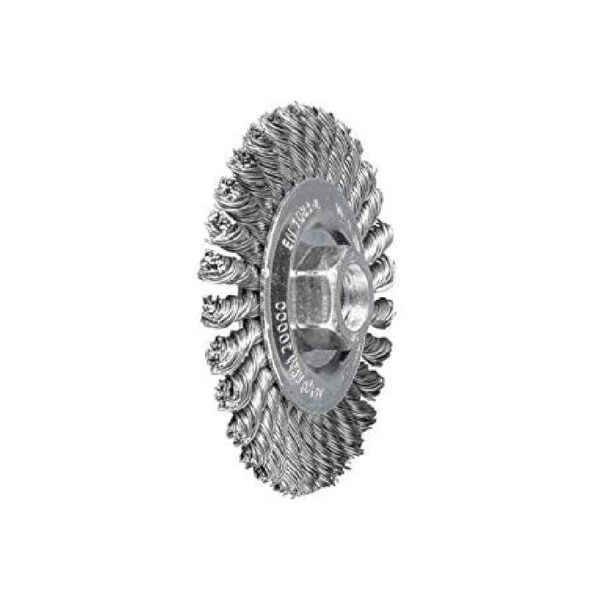 GRATA CIRCULAR O PLANA TRENZADA DE 4" ROSCA 5/8